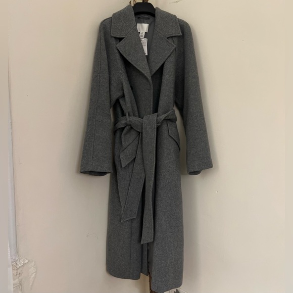 TIE BELT COAT*H&M*NWT 🏷️ - Picture 6 of 8
